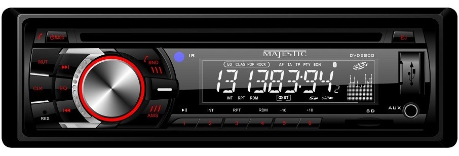 Majestic 12 Volt CD/DVD Stereo for Boats, Trucks, Caravans Marine RV